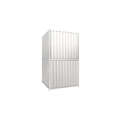 Mobile fence Trapez | Sheet metal panel: red | height: 1.20 m